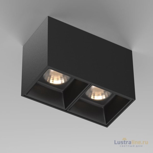 Накладной светильник Maytoni Alfa LED C065CL-02-L12W3K-B Накладной светильник Maytoni Alfa LED C065CL-02-L12W3K-B