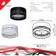 Накладной светильник Reluce 53014-9.5-001CT GX53 BK
