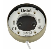Накладной светильник Uniel GX53/FT ANTIQUE GOLD 10 PROM UL-00003738