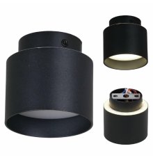 Накладной светильник Reluce 53006-9.5-001IL GX53+LED3W BK