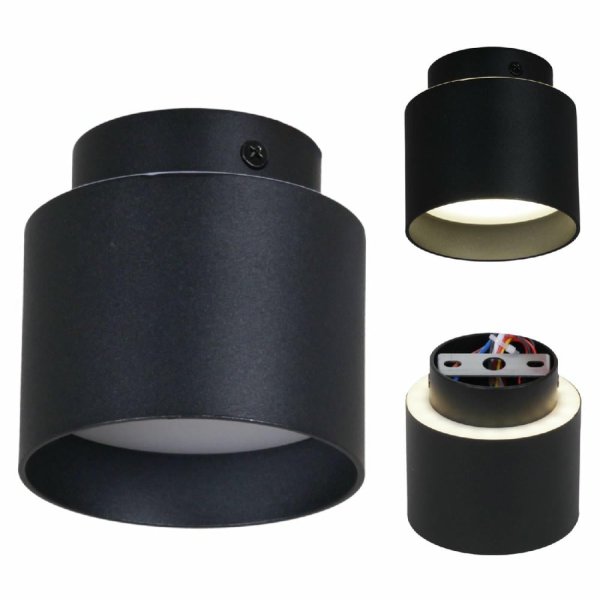 Накладной светильник Reluce 53006-9.5-001IL GX53+LED3W BK