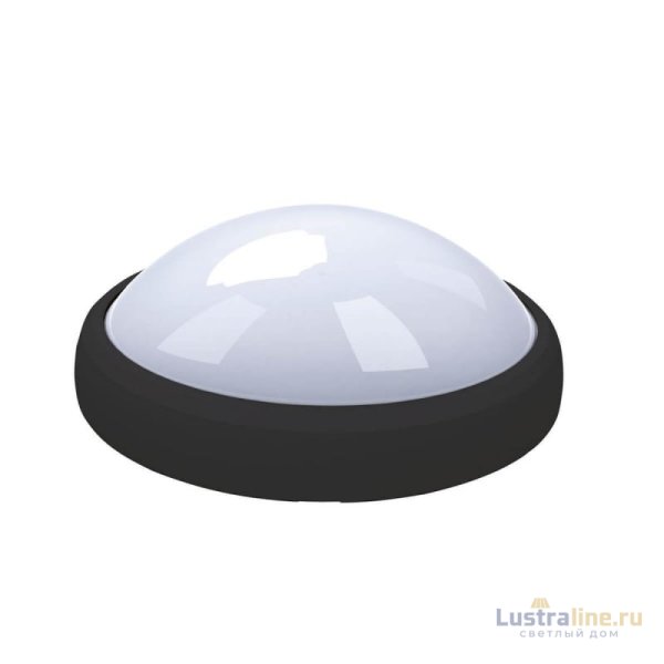 Потолочный светодиодный светильник (11133) Uniel ULW-O03-8W/NW IP65 BLACK Потолочный светодиодный светильник (11133) Uniel ULW-O03-8W/NW IP65 BLACK