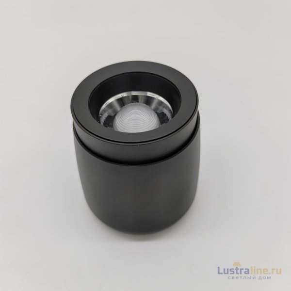 Накладной светильник iLedex Metrica 114-12W-D90-4K-ZOOM-BK