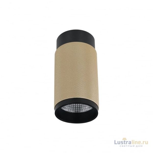 Накладной светильник iLedex Delta 1954-10W-3000K-36 BK+BR