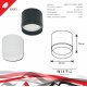 Накладной светильник Reluce 53007-9.5-001LD GX53 BK