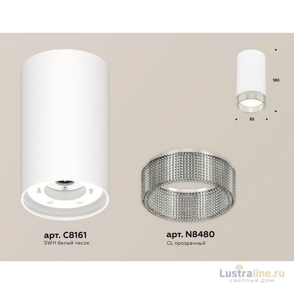 Потолочный светильник Ambrella Light Techno Spot XS8161010 (C8161, N8480)