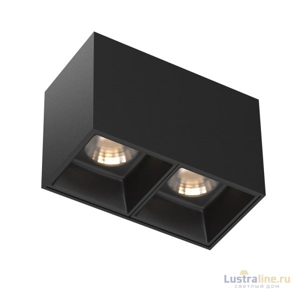 Накладной светильник Maytoni Alfa LED C065CL-02-L12W3K-B Накладной светильник Maytoni Alfa LED C065CL-02-L12W3K-B