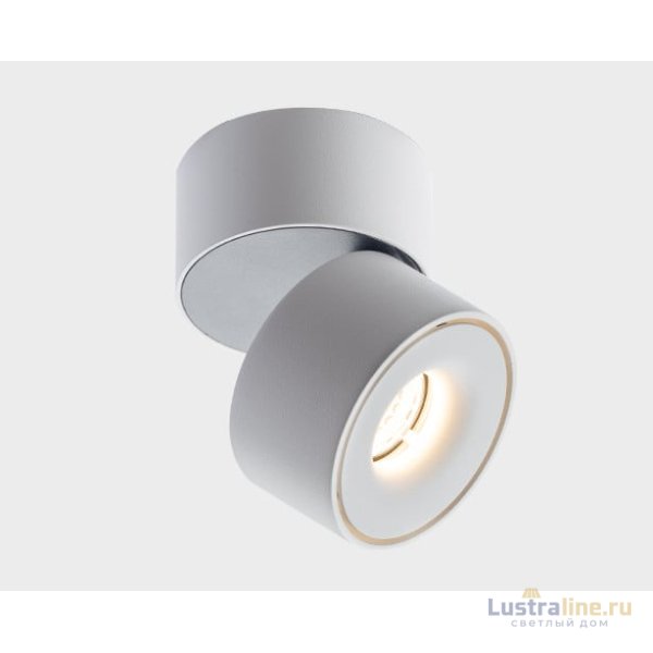 Светодиодный спот Italline IT02-001 white + IT02-001 ring gold УЦ