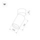 Корпус накладного светильника Arlight SP-Polo-Surface-Flap-R65 024383(1)