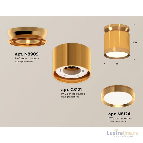 Потолочный светильник Ambrella Light Techno Spot XS8121035 (N8909, C8121, N8124)