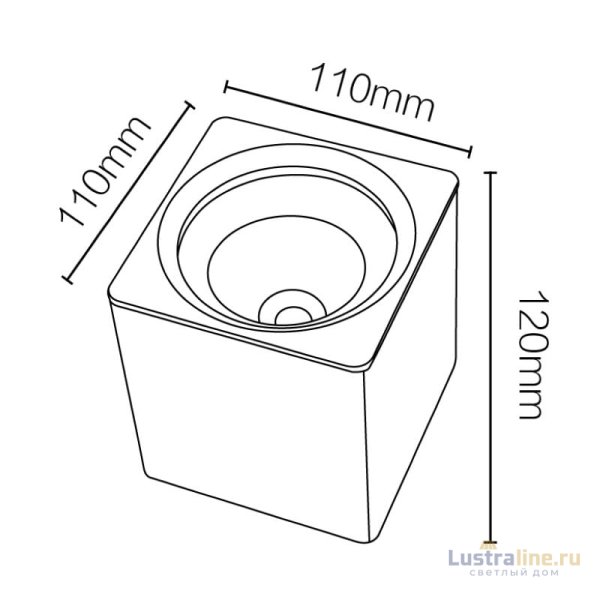 Накладной светильник Fiberli CH-SD220-1 12120101 Накладной светильник Fiberli CH-SD220-1 12120101