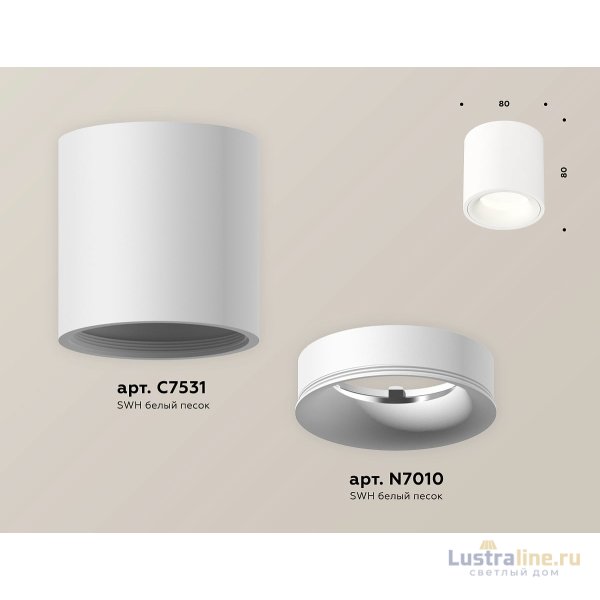 Потолочный светильник Ambrella Light Techno Spot XS7531020 (C7531, N7010)