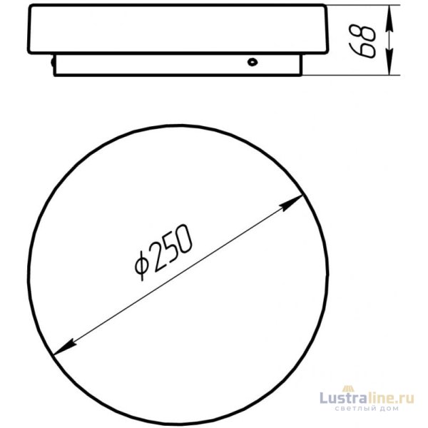 Накладной светильник Arte Lamp Aqva-tablet Led A6824PL-1WH