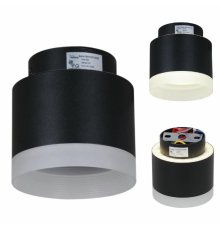 Накладной светильник Reluce 53004-9.5-001IL GX53+LED3W BK