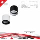 Накладной светильник Reluce 53022-9.5-001IL GX53 WT