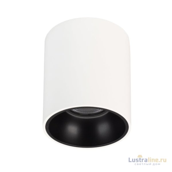 Накладной светильник Arlight SP-SALT-R75-8W Warm3000 (WH-BK, 40 deg, 230V) 039378 Накладной светильник Arlight SP-SALT-R75-8W Warm3000 (WH-BK, 40 deg, 230V) 039378