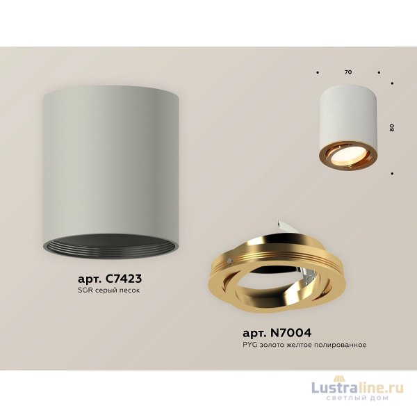 Потолочный светильник Ambrella Light Techno Spot XS7423022 (C7423, N7004)