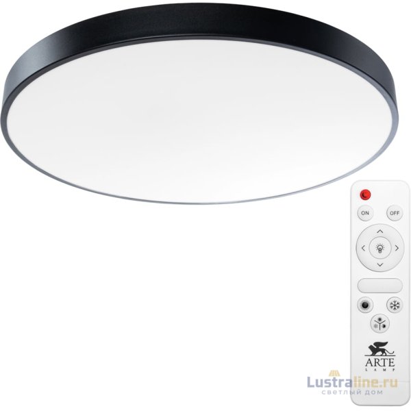 Потолочный светодиодный светильник Arte Lamp Arena A2673PL-1BK Потолочный светодиодный светильник Arte Lamp Arena A2673PL-1BK