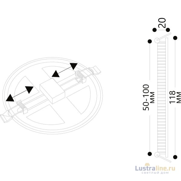 Накладной светильник ARTE Lamp A7973PL-1WH