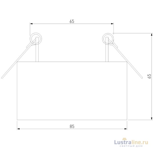 Накладной светильник Elektrostandard Glam 4690389203152 25095/LED a065709