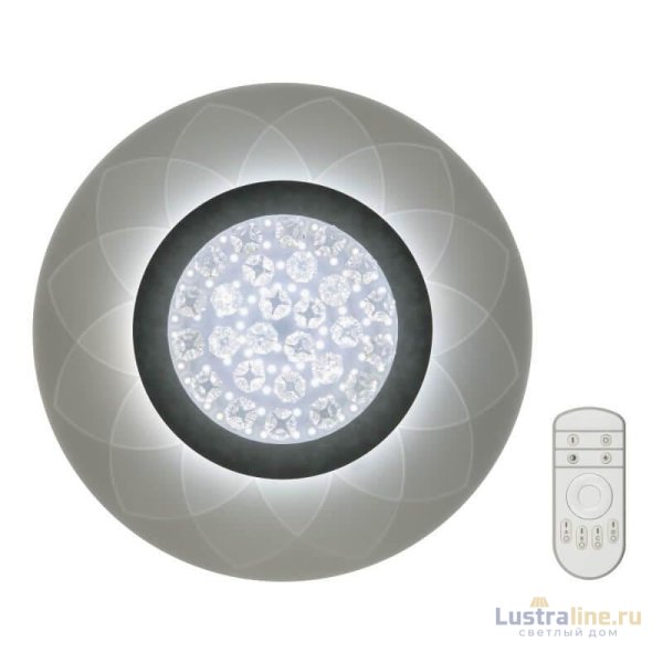 Потолочный светодиодный светильник Fametto Nimfea DLC-N503 42W ACRYL/CLEAR Потолочный светодиодный светильник Fametto Nimfea DLC-N503 42W ACRYL/CLEAR