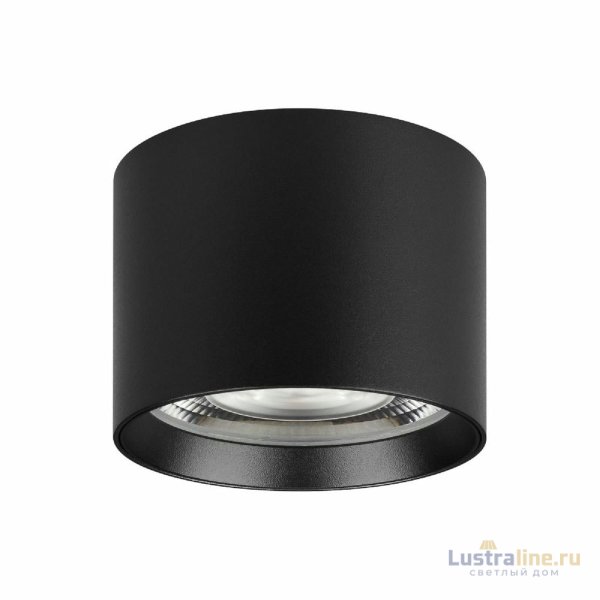 Накладной светильник Arlight SP-DICE-R77-10W Warm3000 (BK, 24 deg, 230V) 046626