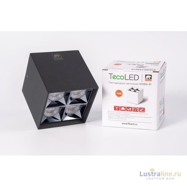 Накладной светодиодный светильник Fiberli XC002-4T(W) 12120204