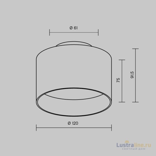 Потолочный светодиодный светильник Maytoni Planet C009CW-L16W Потолочный светодиодный светильник Maytoni Planet C009CW-L16W