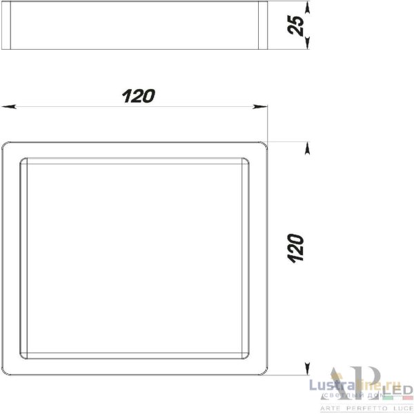 Накладной светильник Arte Perfetto Luce Ingrid 3322.LDF6004M/6W/6K Накладной светильник Arte Perfetto Luce Ingrid 3322.LDF6004M/6W/6K