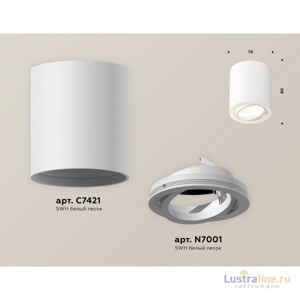 Потолочный светильник Ambrella Light Techno Spot XS7421001 (C7421, N7001)