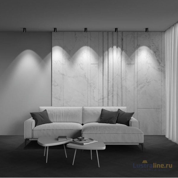 Накладной светильник Maytoni Alfa led C064CL-12W3K-RD-B
