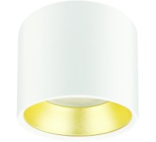 Накладной светильник ЭРА OL8 GX53 WH/GD Б0048536