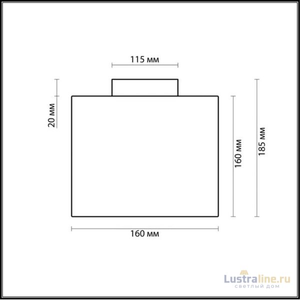 Потолочный светильник Odeon Light Cross 2407/1C Потолочный светильник Odeon Light Cross 2407/1C