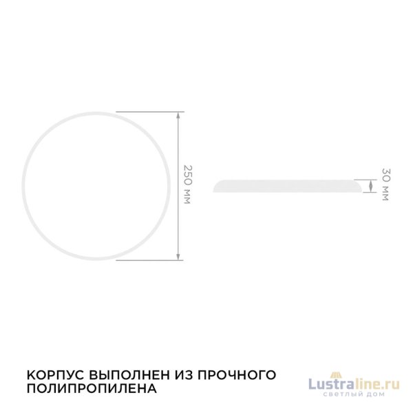 Настенно-потолочный светильник Apeyron Spa 18-142