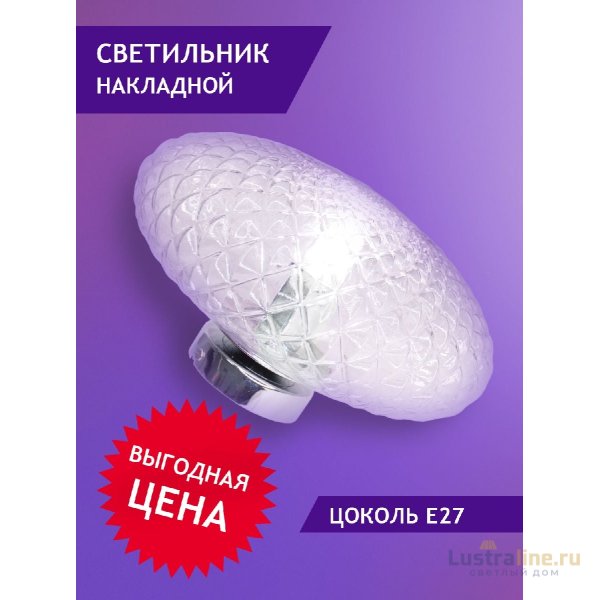 Настенно-потолочный светильник Elvan NLS-509R/1-E27-Cl