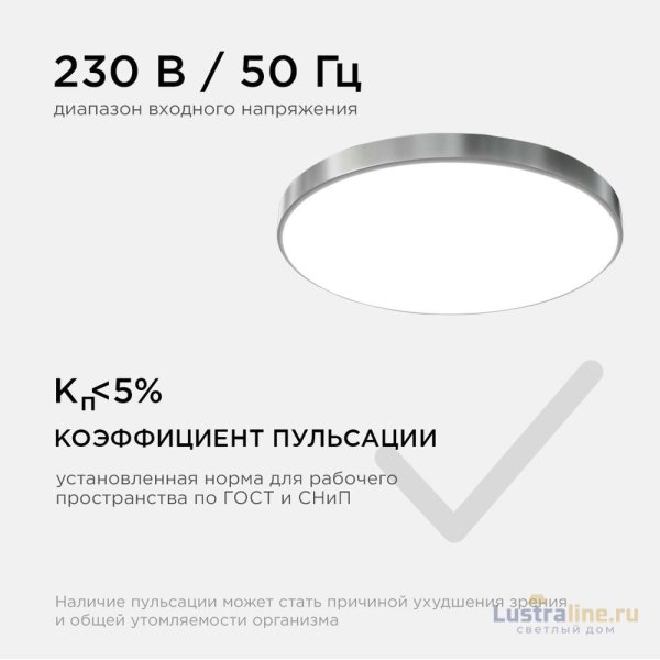 Настенно-потолочный светильник Apeyron Spa 18-147