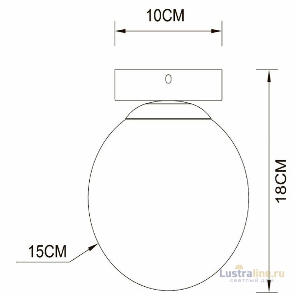 Настенно-потолочный светильник Arte Lamp Alcor A2224PL-1PB