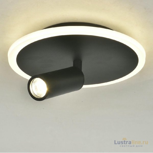 Настенно-потолочный светильник Escada 20046SMA/01LED BK Настенно-потолочный светильник Escada 20046SMA/01LED BK