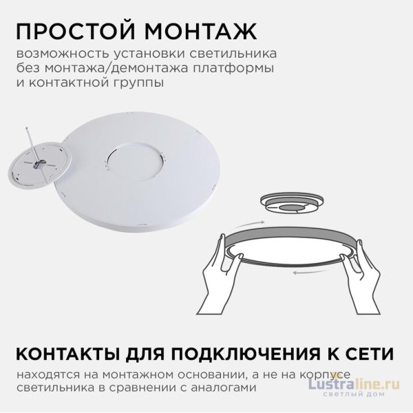 Настенно-потолочный светильник Apeyron Spin 18-126 Настенно-потолочный светильник Apeyron Spin 18-126