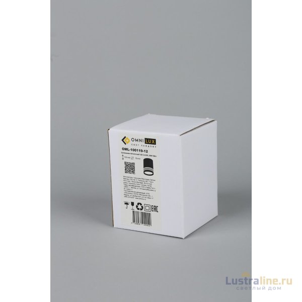 Потолочный светодиодный светильник Omnilux Fortezza OML-100119-12 Потолочный светодиодный светильник Omnilux Fortezza OML-100119-12