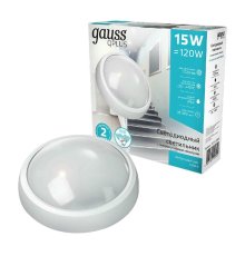 Настенно-потолочный светодиодный светильник Gauss Qplus 142411215-S
