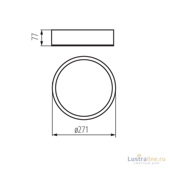 Настенно-потолочный светильник Kanlux Jasmin 270-W/M 23126