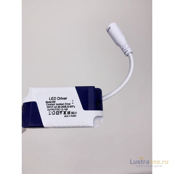 Настенно-потолочный светильник Elvan NLS-702SQ-6W-WW-Wh