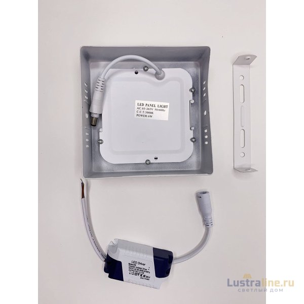 Настенно-потолочный светильник Elvan NLS-702SQ-6W-NH-Wh