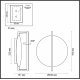 Настенно-потолочный светильник Odeon Light Lunar 7016/15WL