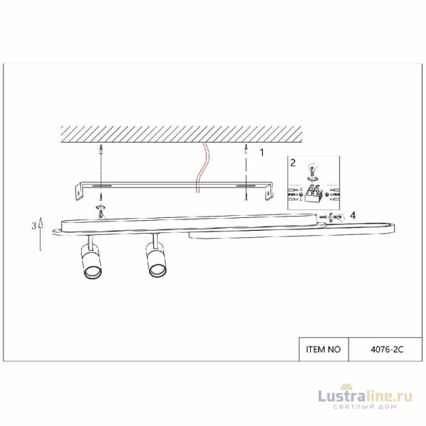 Настенно-потолочный светильник Favourite Planar 4076-2C Настенно-потолочный светильник Favourite Planar 4076-2C