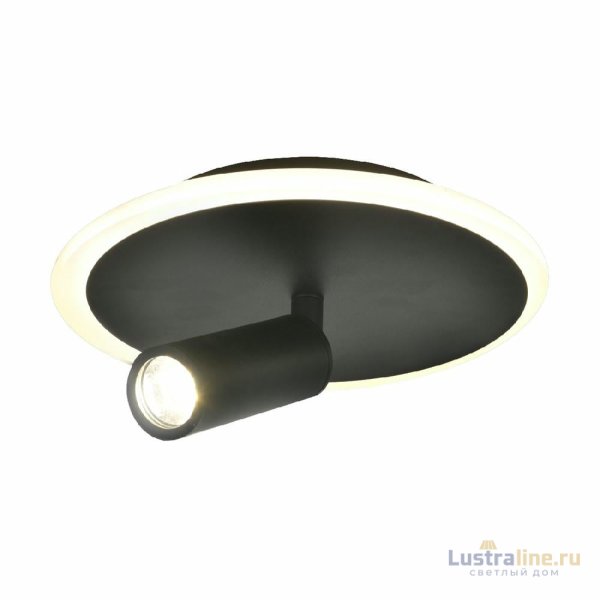 Настенно-потолочный светильник Escada 20046SMA/01LED BK Настенно-потолочный светильник Escada 20046SMA/01LED BK