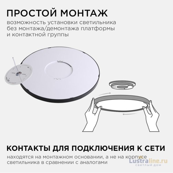 Настенно-потолочный светильник Apeyron Spin 18-128