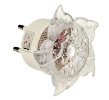 Настенный светодиодный светильник (10320) Uniel Детская серия DTL-308-Цветок/RGB/4LED/0,5W
