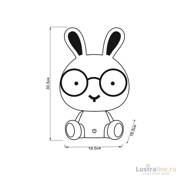Настольная лампа Lucide Dodo Rabbit 71591/03/66